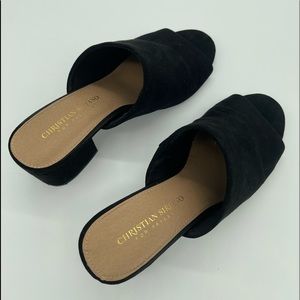 Christian Siriano Nikolle Slide Open-Toe Sandal